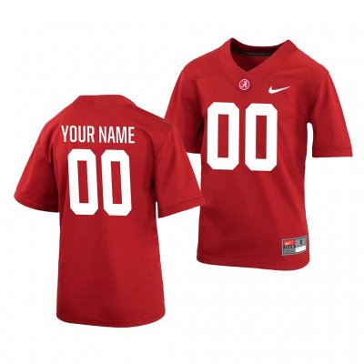 Youth Alabama Crimson Tide #00 Custom Crimson Game NCAA College Football Jersey 2403XEIO4